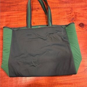 Summersalt Neoprene Beach Tote Blue/Green Colorblock Design
